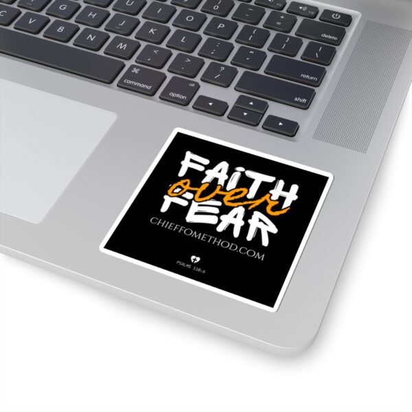 Faith Over Fear Sticker by Brandon Chieffo - Image 2